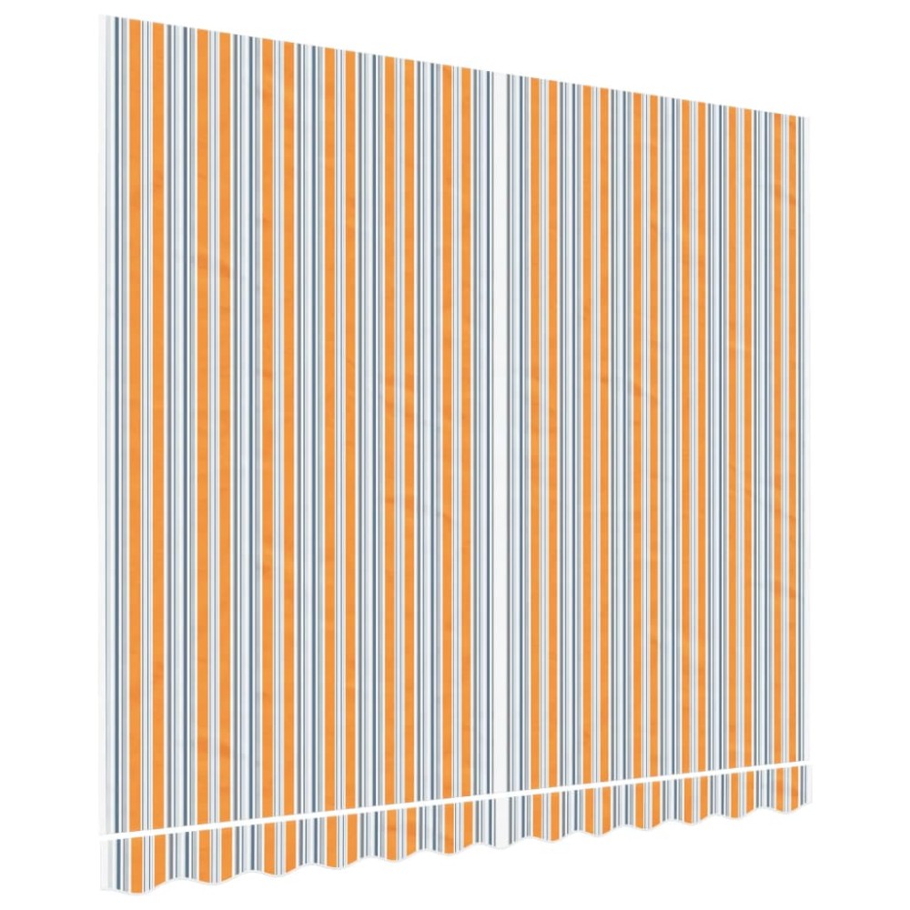 vidaXL Pânză de rezervă copertină, dungi multicolore, 3x2,5 m