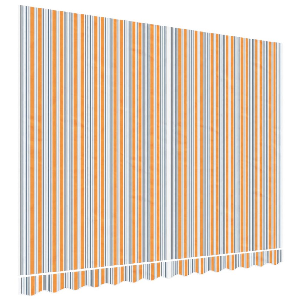 vidaXL Pânză de rezervă copertină, dungi multicolore, 3,5x2,5 m
