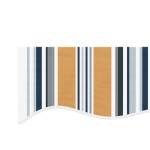 vidaXL Pânză de rezervă copertină, multicolor, 4x3 m