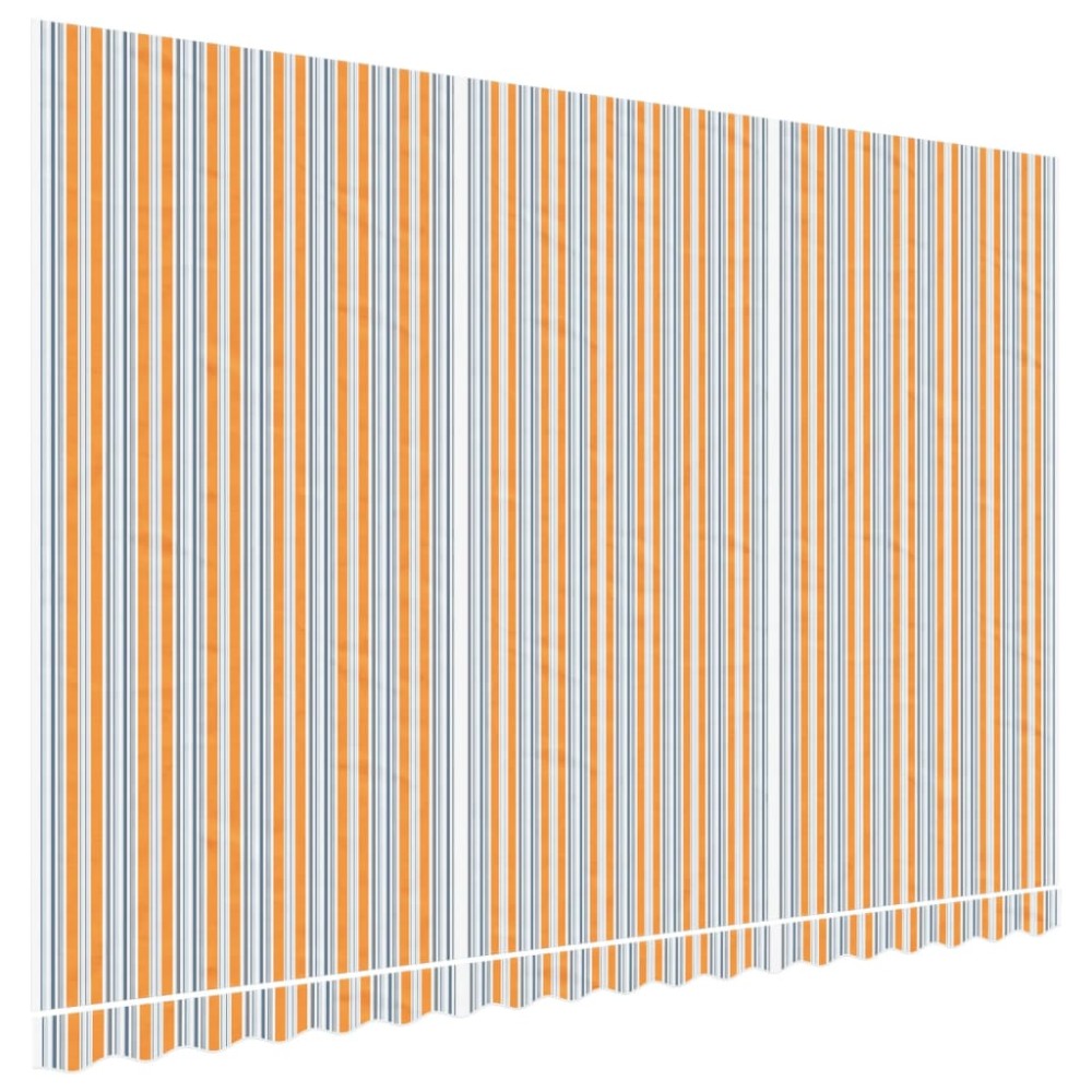 vidaXL Pânză de rezervă copertină, dungi multicolore, 4,5x3 m