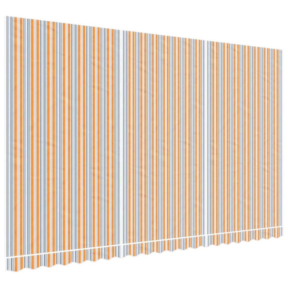 vidaXL Pânză de rezervă copertină, dungi multicolore, 5x3 m
