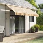 vidaXL Pânză de rezervă copertină, dungi multicolore, 3x2,5 m vidaXL Pânză de rezervă copertină, dungi multicolore, 3x2,5 m