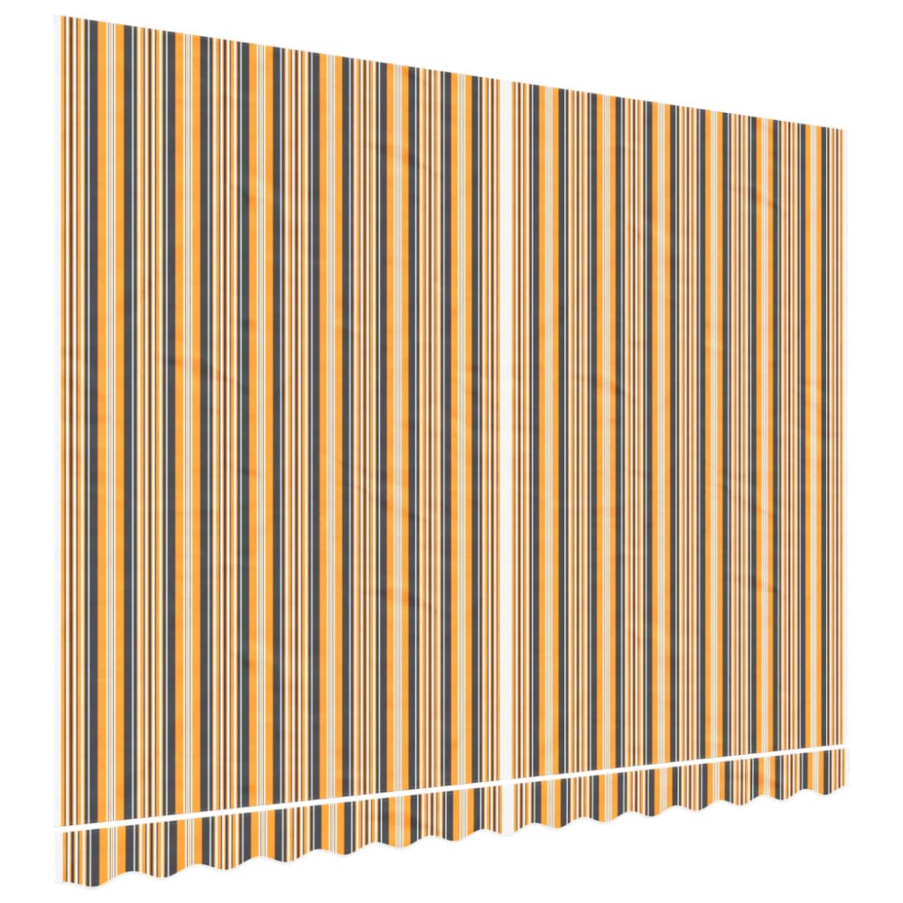 vidaXL Pânză de rezervă copertină, dungi multicolore, 3,5x2,5 m
