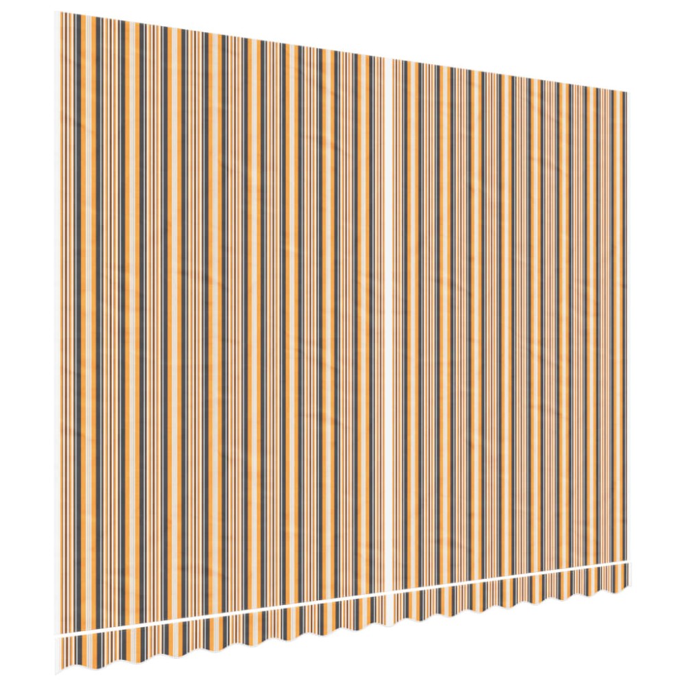 vidaXL Pânză de rezervă copertină, dungi multicolore, 4x3 m