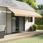vidaXL Pânză de rezervă copertină, dungi multicolore, 4,5x3 m vidaXL Pânză de rezervă copertină, dungi multicolore, 4,5x3 m