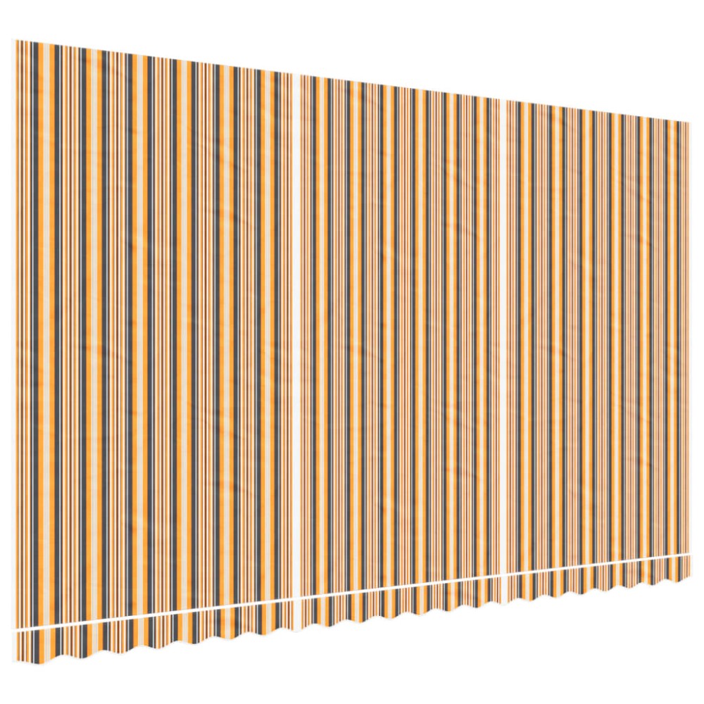vidaXL Pânză de rezervă copertină, dungi multicolore, 5x3 m