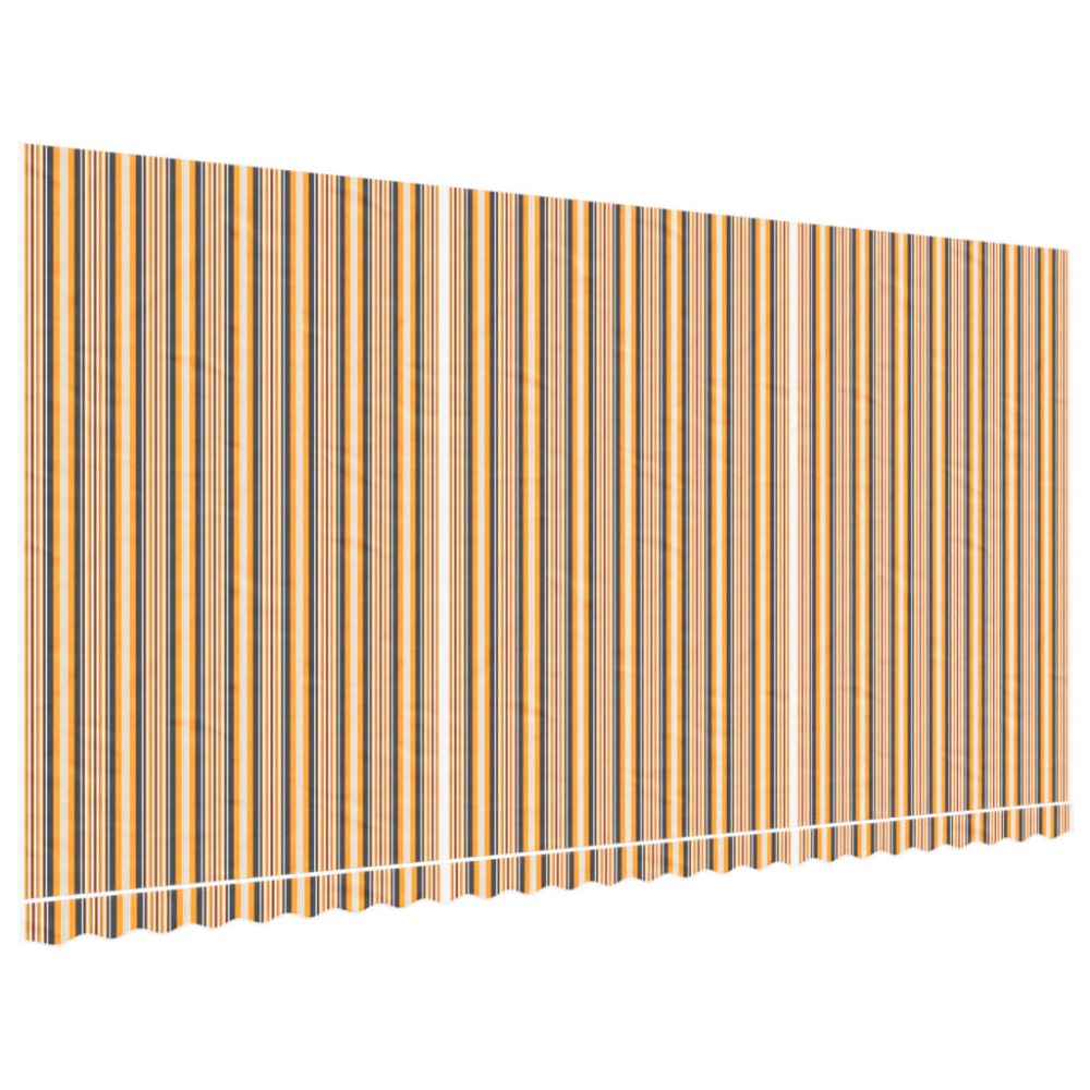 vidaXL Pânză de rezervă copertină, dungi multicolore, 6x3 m