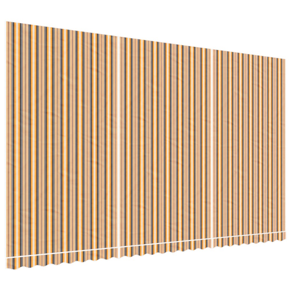 vidaXL Pânză de rezervă copertină, dungi multicolore, 6x3,5 m