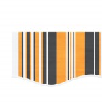 vidaXL Pânză de rezervă copertină, dungi multicolore, 6x3,5 m vidaXL Pânză de rezervă copertină, dungi multicolore, 6x3,5 m