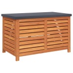 vidaXL Ladă depozitare de grădină, 60x50x55 cm, lemn masiv de eucalipt vidaXL Ladă depozitare de grădină, 60x50x55 cm, lemn masiv de eucalipt