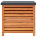 vidaXL Ladă depozitare de grădină, 60x50x55 cm, lemn masiv de eucalipt vidaXL Ladă depozitare de grădină, 60x50x55 cm, lemn masiv de eucalipt
