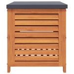 vidaXL Ladă depozitare de grădină, 60x50x55 cm, lemn masiv de eucalipt vidaXL Ladă depozitare de grădină, 60x50x55 cm, lemn masiv de eucalipt