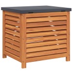 vidaXL Ladă depozitare de grădină, 60x50x55 cm, lemn masiv de eucalipt vidaXL Ladă depozitare de grădină, 60x50x55 cm, lemn masiv de eucalipt