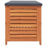 vidaXL Ladă depozitare de grădină, 90x48x55 cm, lemn masiv de eucalipt vidaXL Ladă depozitare de grădină, 90x48x55 cm, lemn masiv de eucalipt