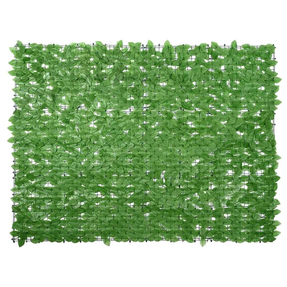 vidaXL Paravan de balcon, frunze verzi, 200x150 cm