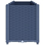 vidaXL Jardinieră de grădină, albastru gri, 160x40x53 cm, PP vidaXL Jardinieră de grădină, albastru gri, 160x40x53 cm, PP