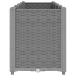 vidaXL Jardinieră de grădină, gri deschis, 160x40x53 cm, PP vidaXL Jardinieră de grădină, gri deschis, 160x40x53 cm, PP