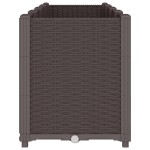 vidaXL Jardinieră de grădină, maro, 160x40x53 cm, PP vidaXL Jardinieră de grădină, maro, 160x40x53 cm, PP