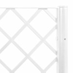 vidaXL Jardinieră de grădină cu spalier, alb, 160x40x142 cm, PP vidaXL Jardinieră de grădină cu spalier, alb, 160x40x142 cm, PP