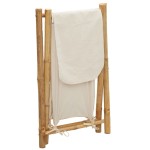 vidaXL Coș de rufe, alb crem, 45x55x63,5 cm, bambus vidaXL Coș de rufe, alb crem, 45x55x63,5 cm, bambus