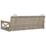 vidaXL Bancă de balansoar, gri, 109x62x40 cm, poliratan vidaXL Bancă de balansoar, gri, 109x62x40 cm, poliratan