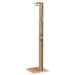 vidaXL Duș de exterior, bej, 50x55x224 cm, poliratan și lemn acacia vidaXL Duș de exterior, bej, 50x55x224 cm, poliratan și lemn acacia