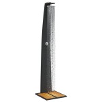 vidaXL Duș de exterior, negru, 55x60x224 cm, poliratan și lemn acacia vidaXL Duș de exterior, negru, 55x60x224 cm, poliratan și lemn acacia