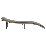 vidaXL Șezlong cu pernă, bej, 55x199x50 cm, poliratan vidaXL Șezlong cu pernă, bej, 55x199x50 cm, poliratan