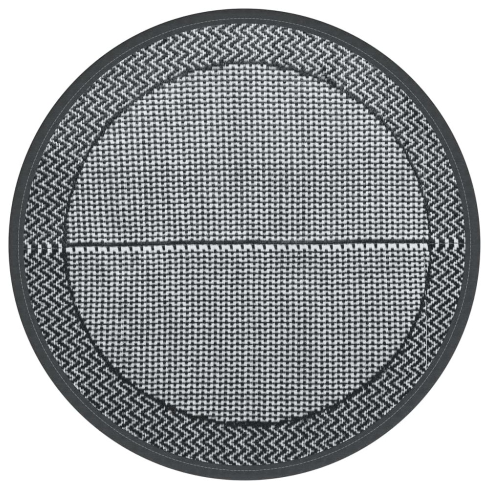 vidaXL Covor de exterior, ARAKIL gri, Ø160 cm, PP