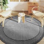 vidaXL Covor de exterior, ARAKIL gri, Ø200 cm, PP vidaXL Covor de exterior, ARAKIL gri, Ø200 cm, PP