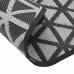 vidaXL Covor de exterior, ARAKIL negru, Ø160 cm, PP vidaXL Covor de exterior, ARAKIL negru, Ø160 cm, PP