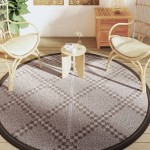 vidaXL Covor de exterior, ARAKIL maro, Ø200 cm, PP vidaXL Covor de exterior, ARAKIL maro, Ø200 cm, PP