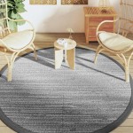vidaXL Covor de exterior, ARAKIL gri, Ø200 cm, PP vidaXL Covor de exterior, ARAKIL gri, Ø200 cm, PP