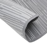 vidaXL Covor de exterior, ARAKIL gri, Ø200 cm, PP vidaXL Covor de exterior, ARAKIL gri, Ø200 cm, PP