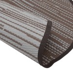 vidaXL Covor de exterior, ARAKIL maro, Ø120 cm, PP vidaXL Covor de exterior, ARAKIL maro, Ø120 cm, PP