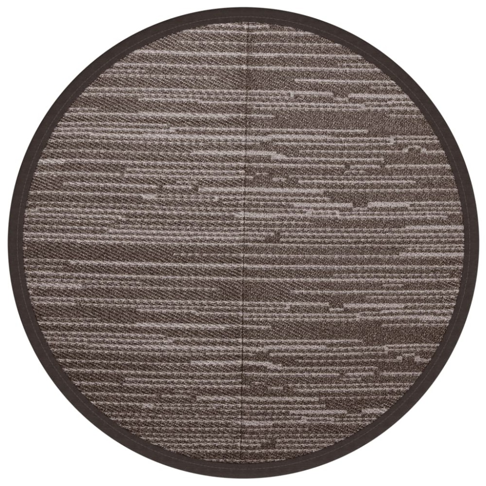 vidaXL Covor de exterior, ARAKIL maro, Ø160 cm, PP