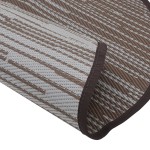 vidaXL Covor de exterior, ARAKIL maro, Ø160 cm, PP vidaXL Covor de exterior, ARAKIL maro, Ø160 cm, PP