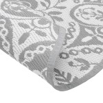 vidaXL Covor de exterior, ARAKIL gri deschis, Ø120 cm, PP vidaXL Covor de exterior, ARAKIL gri deschis, Ø120 cm, PP