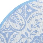 vidaXL Covor de exterior, ARAKIL bleu, Ø160 cm, PP vidaXL Covor de exterior, ARAKIL bleu, Ø160 cm, PP