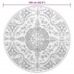 vidaXL Covor de exterior, ARAKIL bleu, Ø160 cm, PP vidaXL Covor de exterior, ARAKIL bleu, Ø160 cm, PP