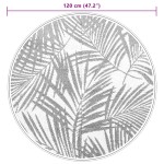 vidaXL Covor de exterior, ARAKIL verde, Ø120 cm, PP