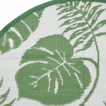 vidaXL Covor de exterior, ARAKIL verde, Ø120 cm, PP vidaXL Covor de exterior, ARAKIL verde, Ø120 cm, PP