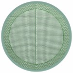 vidaXL Covor de exterior, ARAKIL verde, Ø120 cm, PP