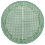 vidaXL Covor de exterior, ARAKIL verde, Ø160 cm, PP