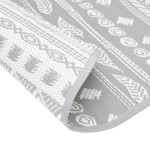 vidaXL Covor de exterior, ARAKIL gri, Ø120 cm, PP vidaXL Covor de exterior, ARAKIL gri, Ø120 cm, PP