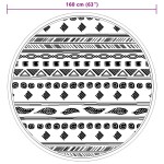 vidaXL Covor de exterior, ARAKIL gri, Ø160 cm, PP vidaXL Covor de exterior, ARAKIL gri, Ø160 cm, PP