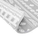 vidaXL Covor de exterior, ARAKIL gri, Ø200 cm, PP vidaXL Covor de exterior, ARAKIL gri, Ø200 cm, PP