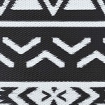 vidaXL Covor de exterior, ARAKIL negru, Ø200 cm, PP vidaXL Covor de exterior, ARAKIL negru, Ø200 cm, PP