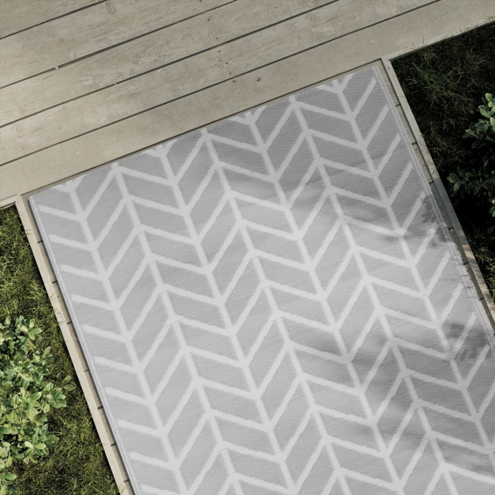 vidaXL Covor de exterior, ARAKIL gri, 120x180 cm, PP