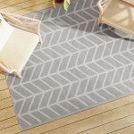 vidaXL Covor de exterior, ARAKIL gri, 160x230 cm, PP vidaXL Covor de exterior, ARAKIL gri, 160x230 cm, PP